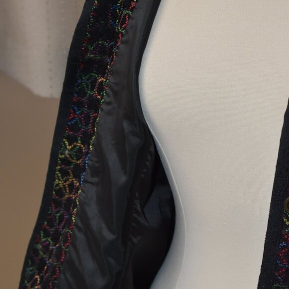 Woman's multi-colored blazer 1X - Picture 4 of 7